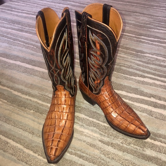lucchese crocodile tail boots